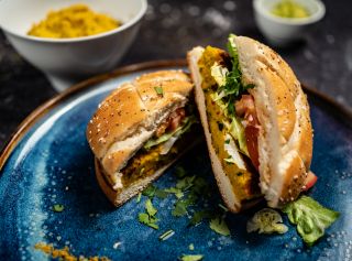 vegetarischer Burger