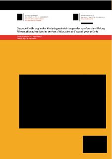 Gesunde Ernährung in den Kindertageseinrichtungen