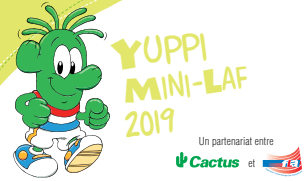 Yuppi Mini Laf en 2019, un partenariat entre Cactus et la Fédération luxembourgeoise d'athlétisme